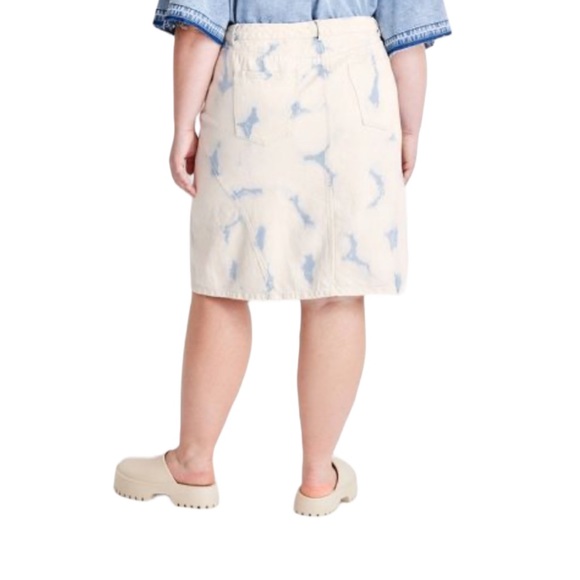 NWT Future Collective × Gabriella Karefa-
Johnson Denim Skirt Light Acid Wash 12 - Picture 6 of 14